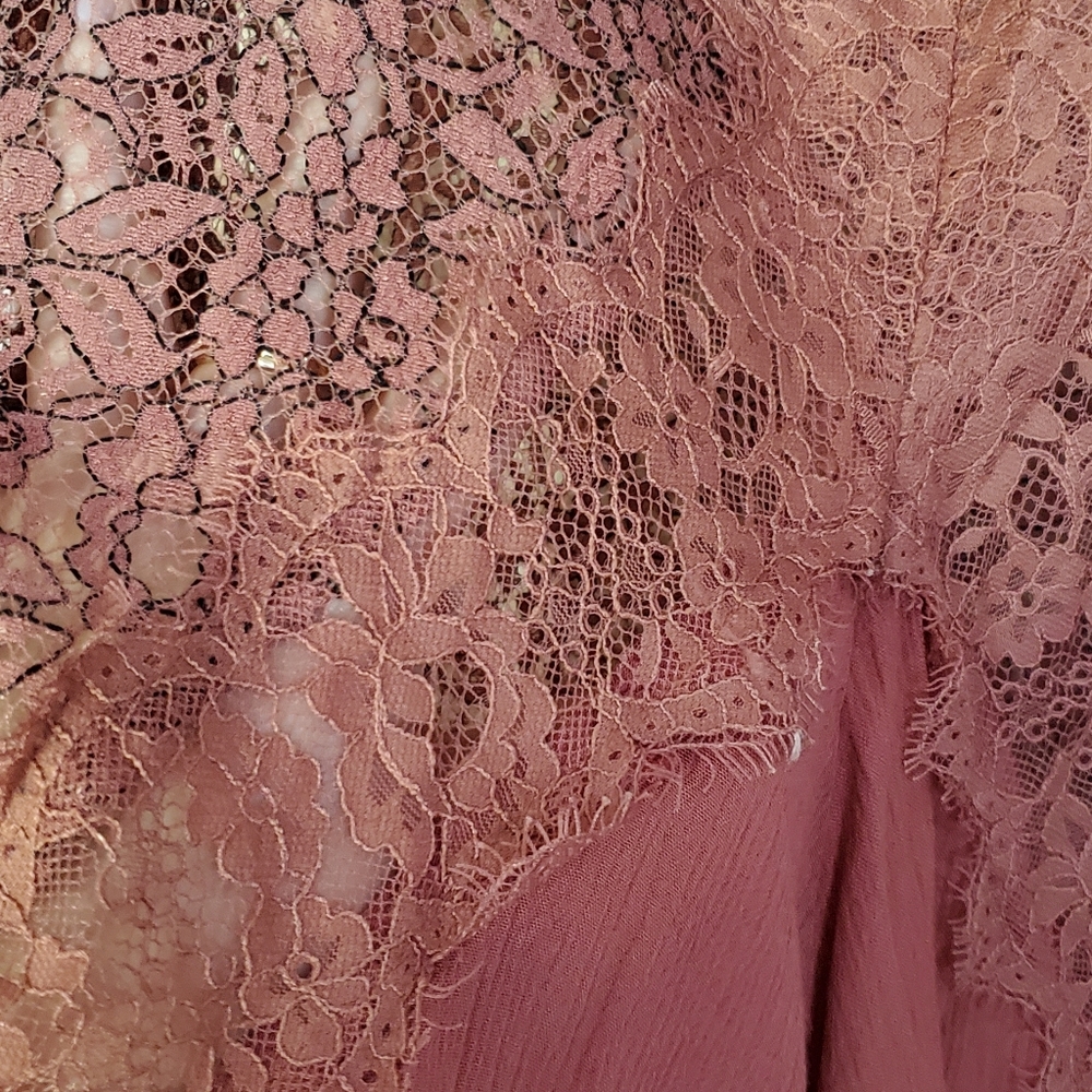 Free People Tell Tale Cutout Lace Tunic Dress (Size S) - Picture 7 of 9